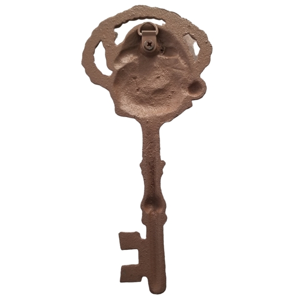 Santa's Magic Key Christmas Holiday Ornament Solid Metal 7.5" 1pc - Picture 3 of 7